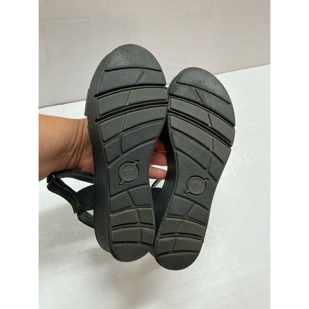 Born Black Wedge Sandals - Picture 5 of 9